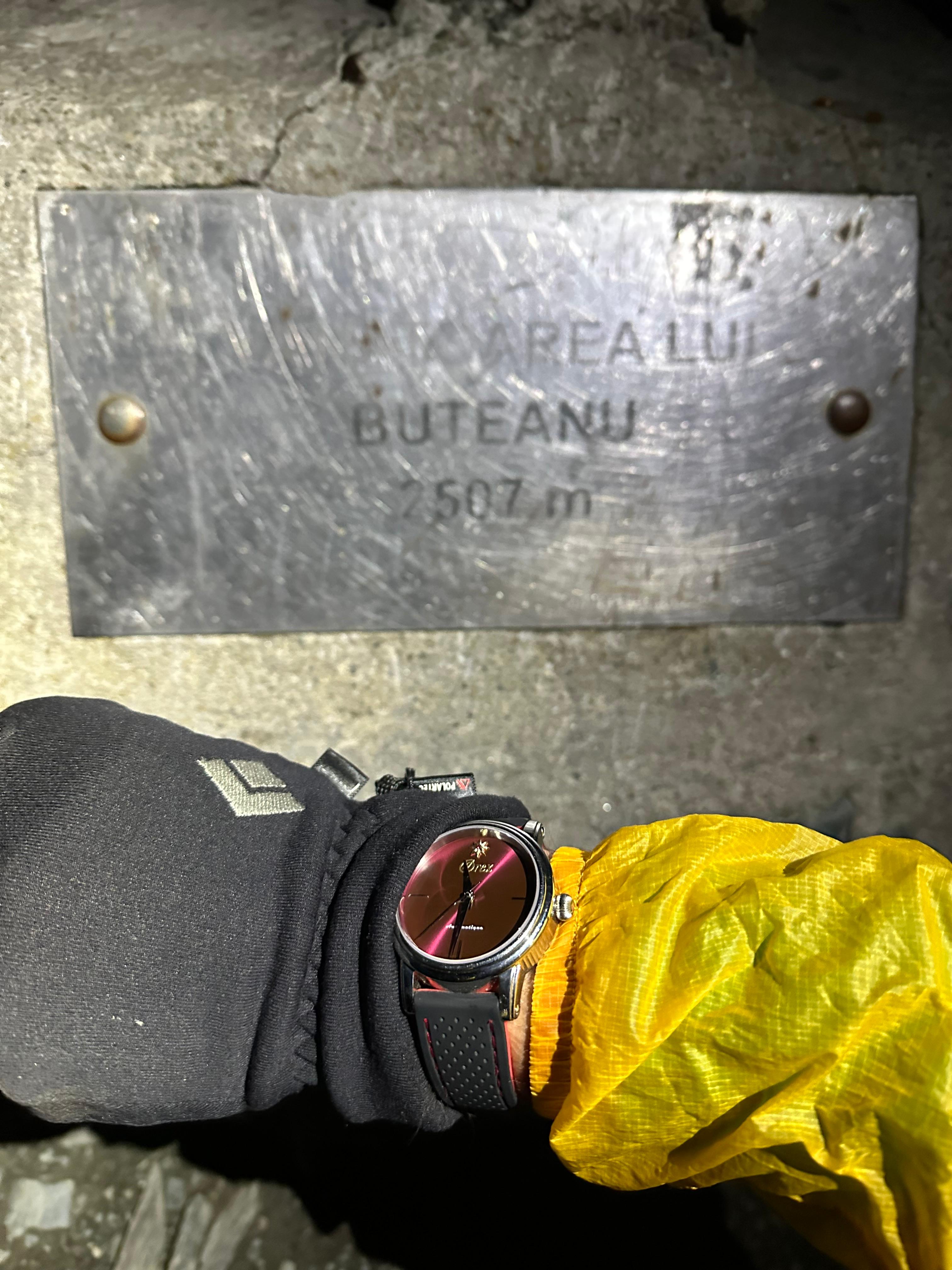 Adrian Ahrițculesei și Orex® pe vf Buteanu la 2507m