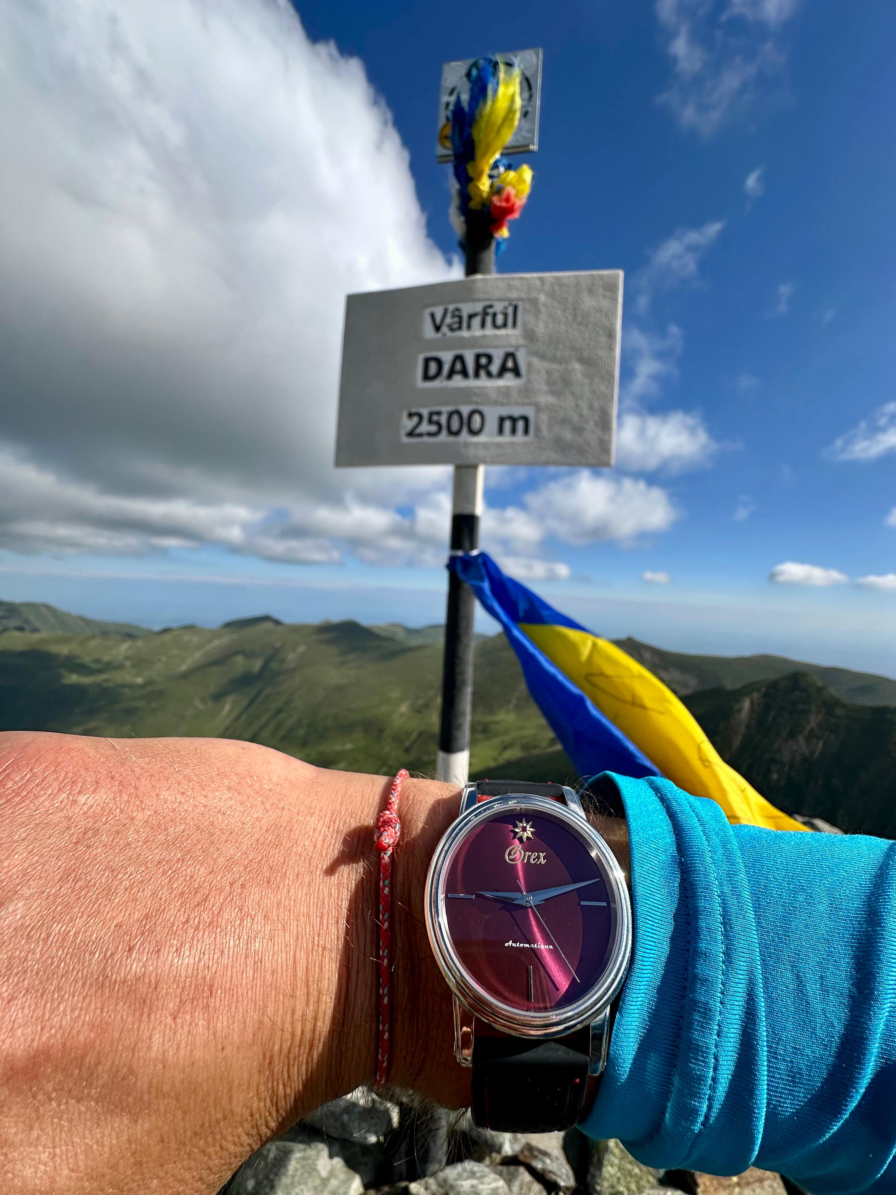 Adrian Ahrițculesei și Orex® pe vf Dara la 2500m