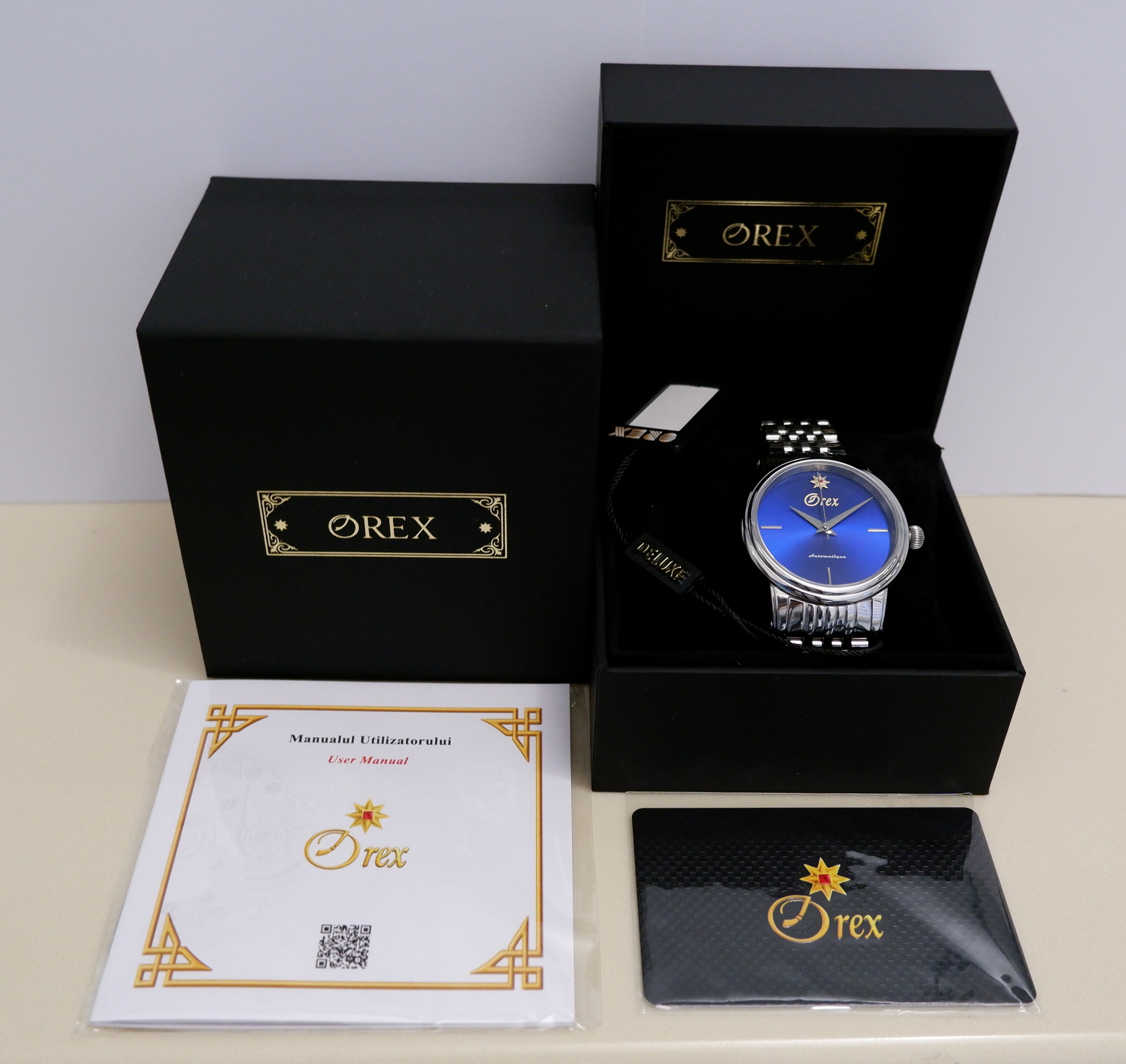 Orex Deluxe C Infinite Blue – documente de prezentare