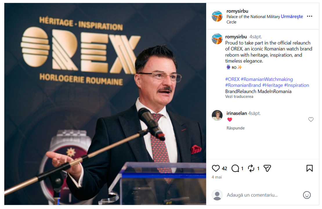 OREX® reflectată in analiza pasionatilor de orologerie 